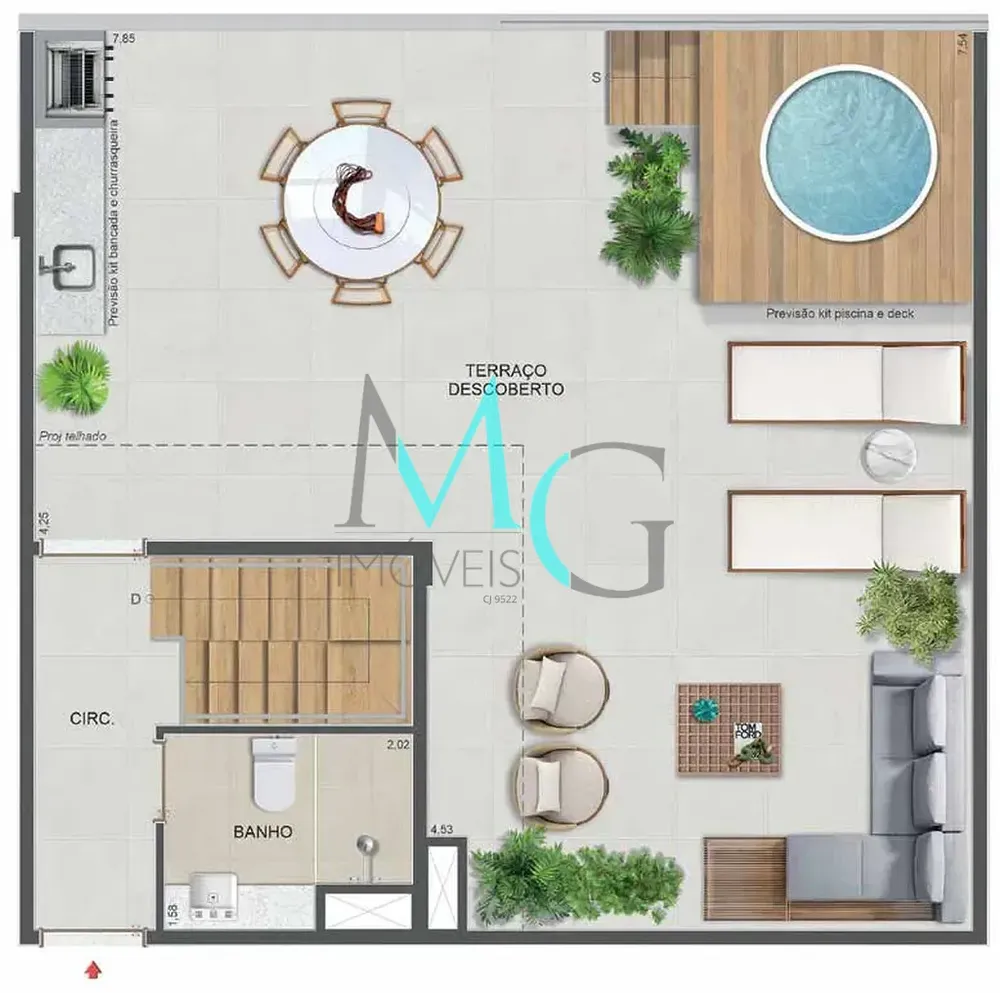 Cobertura, 4 quartos, 177 m² - Foto 79