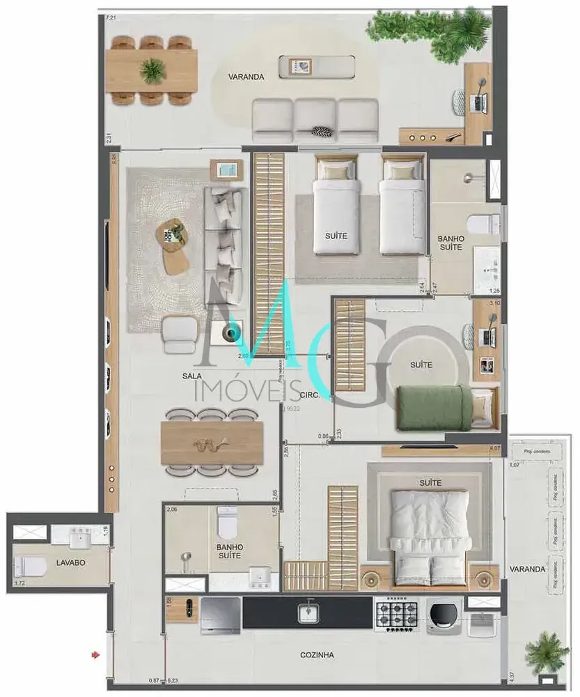Cobertura, 4 quartos, 177 m² - Foto 71