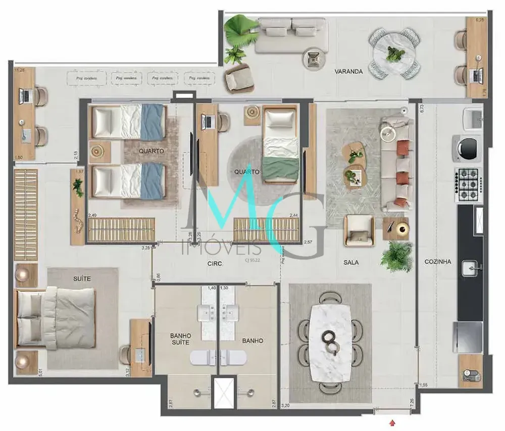 Cobertura, 4 quartos, 177 m² - Foto 69