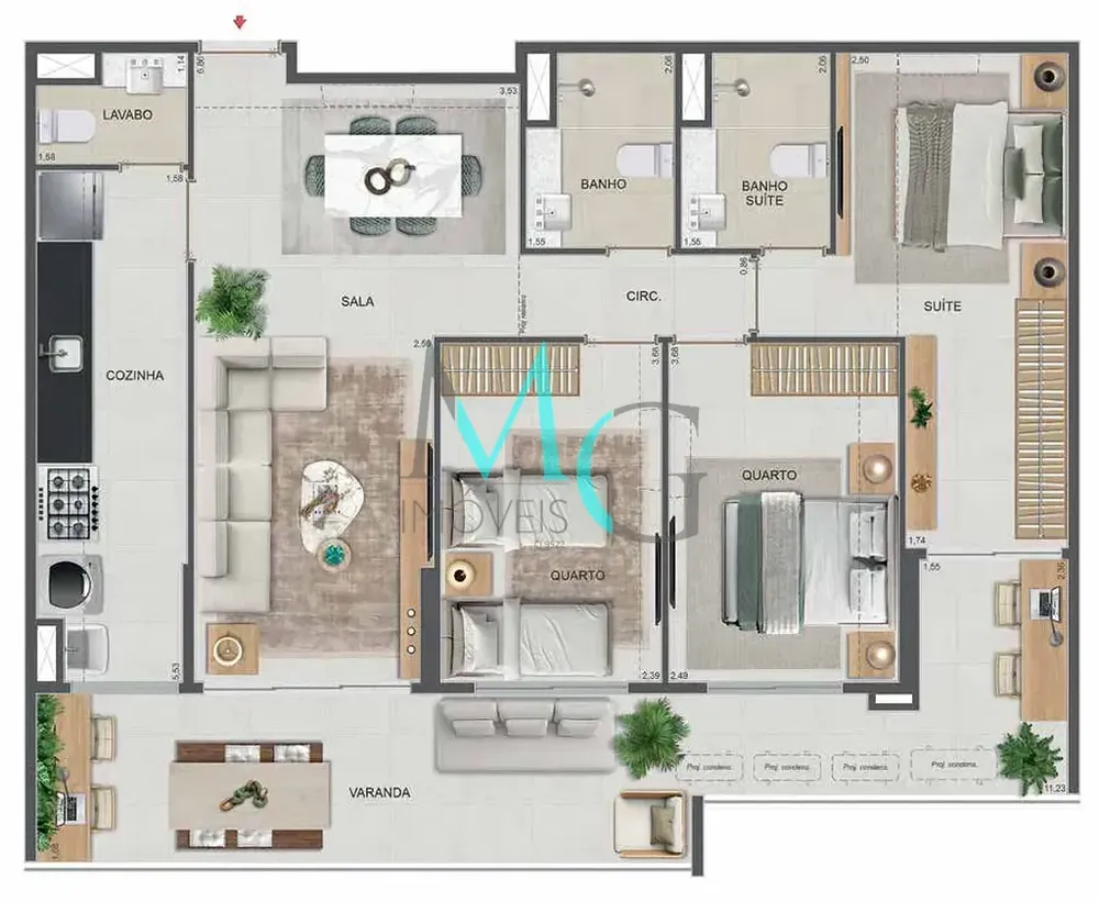 Cobertura, 4 quartos, 177 m² - Foto 67