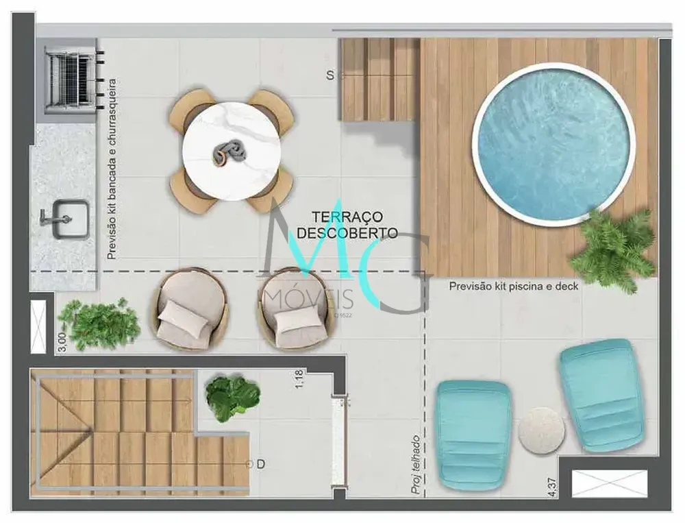 Cobertura, 4 quartos, 177 m² - Foto 47
