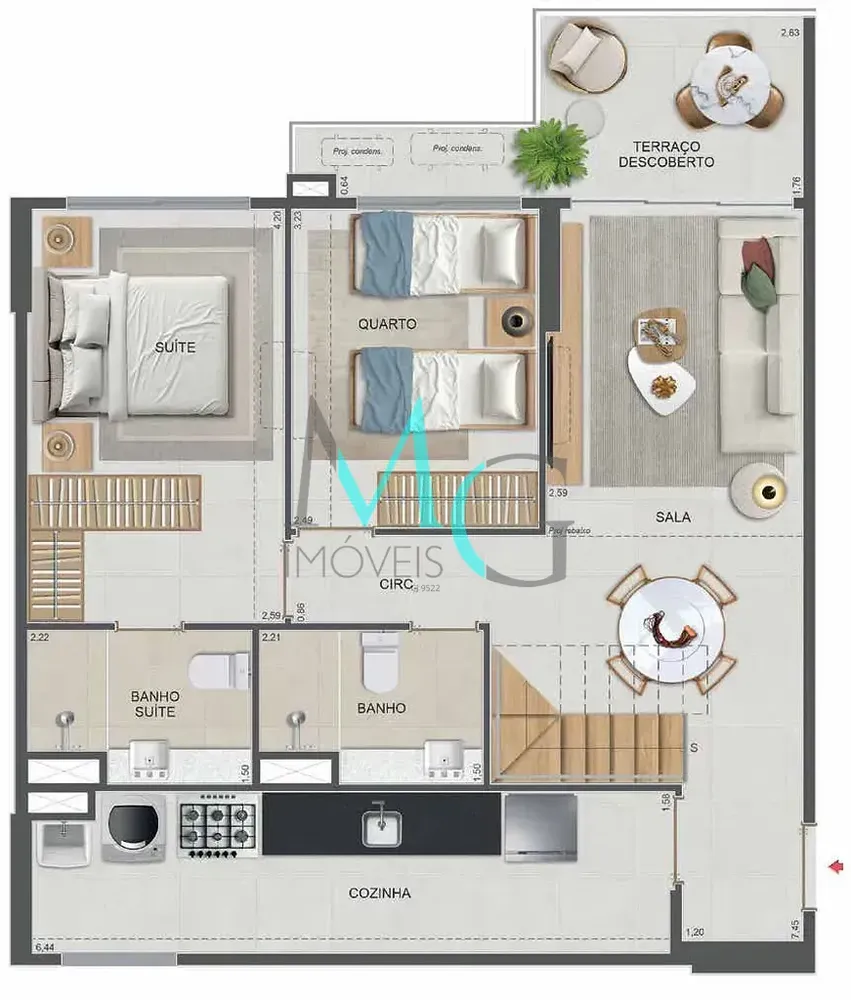 Cobertura, 4 quartos, 177 m² - Foto 80