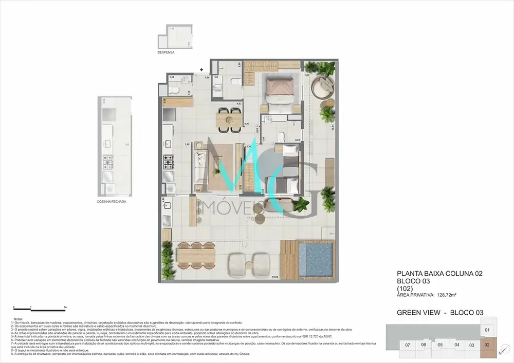 Apartamento, 3 quartos, 107 m² - Foto 116