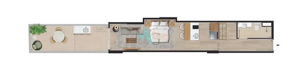 Apartamento, 1 quarto, 38 m² - Foto 21
