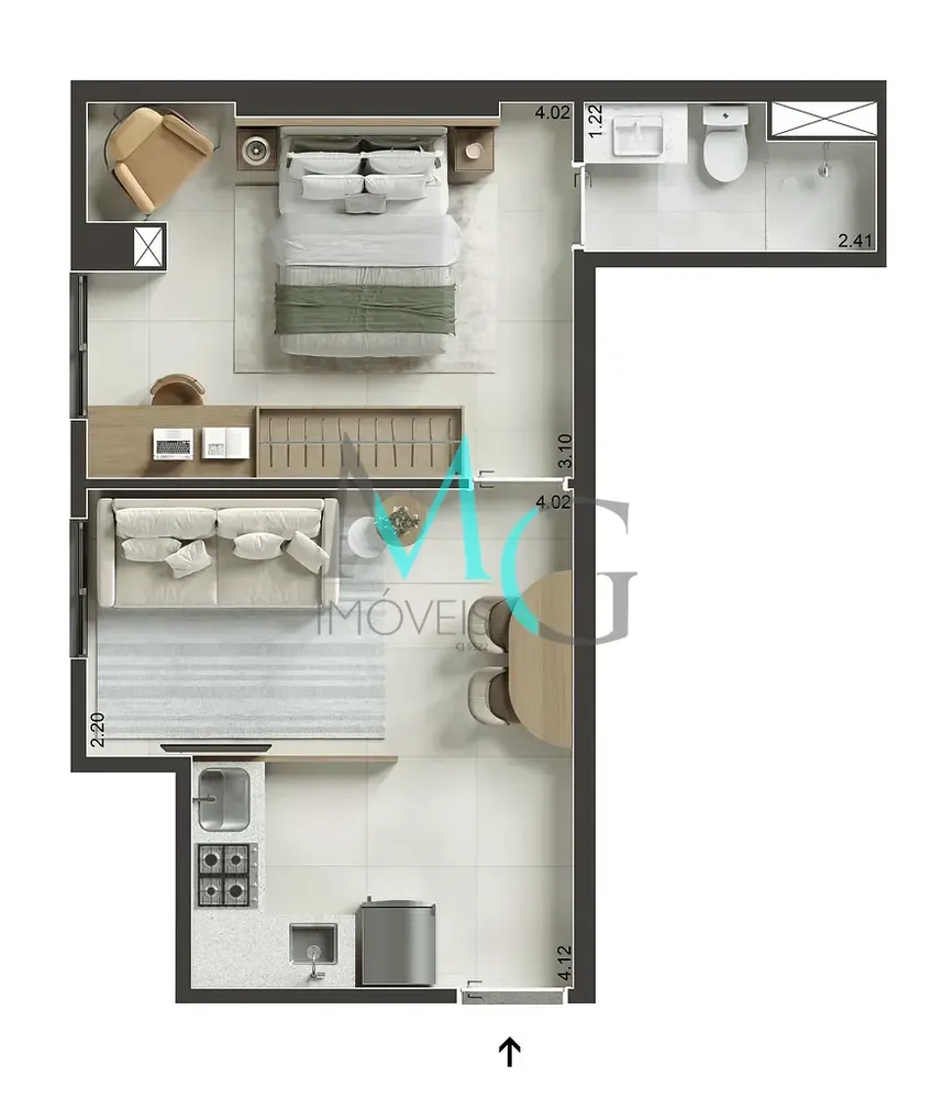 Apartamento, 2 quartos, 61 m² - Foto 31