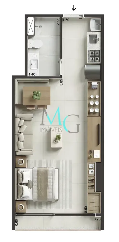Apartamento, 2 quartos, 61 m² - Foto 30