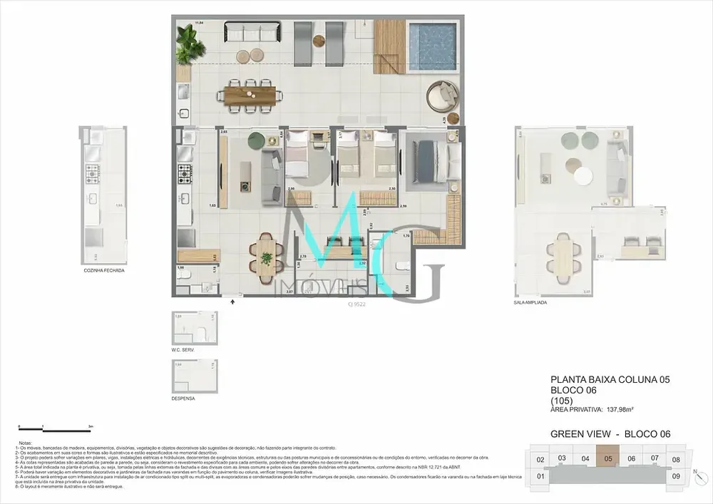Apartamento, 2 quartos, 75 m² - Foto 83
