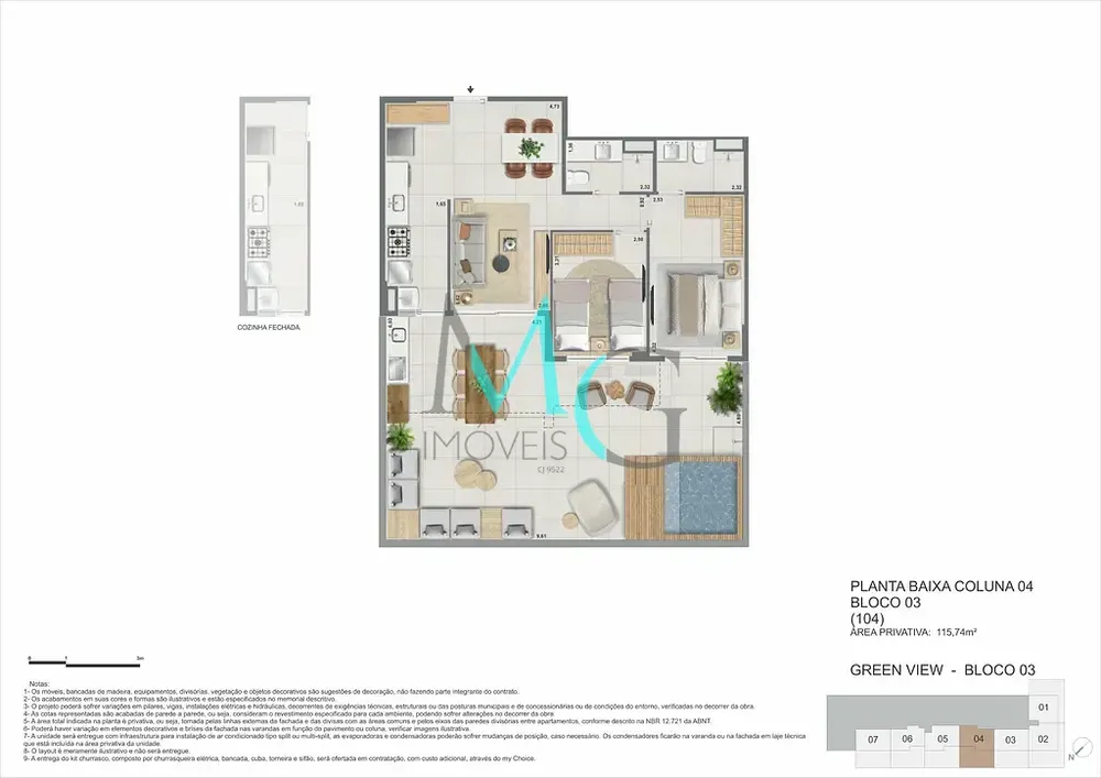 Apartamento, 2 quartos, 75 m² - Foto 73