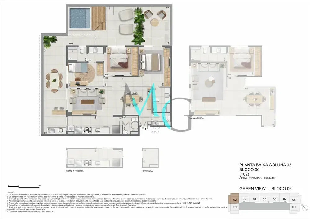 Apartamento, 2 quartos, 75 m² - Foto 86