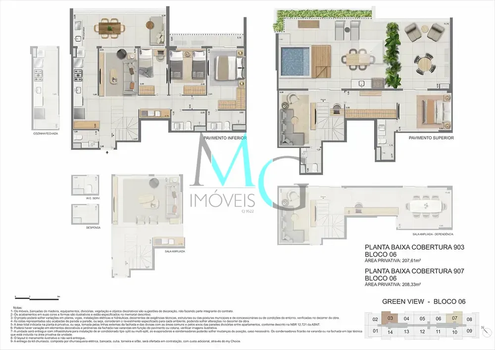 Apartamento, 2 quartos, 75 m² - Foto 97