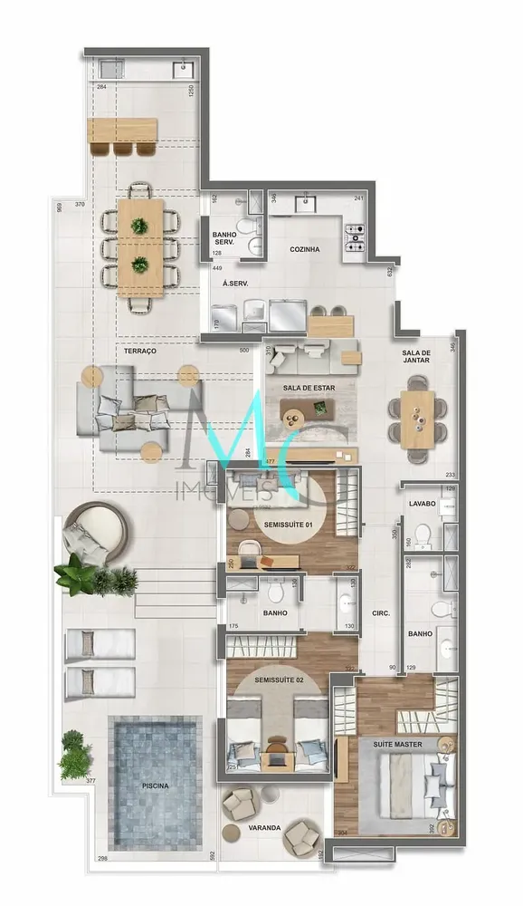 Apartamento, 3 quartos, 96 m² - Foto 81