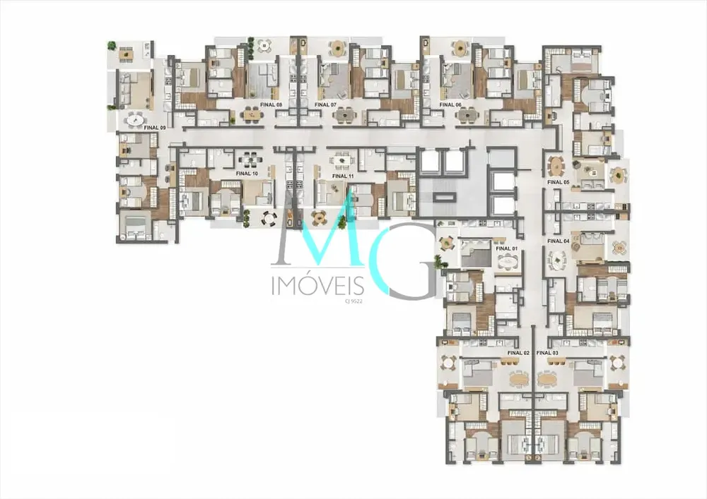 Apartamento, 3 quartos, 96 m² - Foto 62