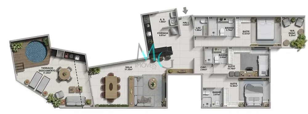Apartamento, 3 quartos, 113 m² - Foto 13