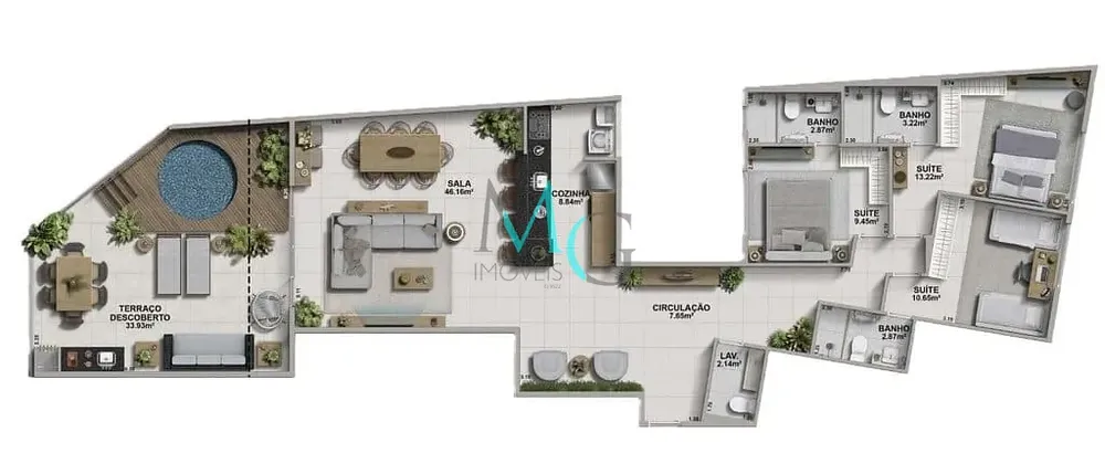 Apartamento, 3 quartos, 113 m² - Foto 14