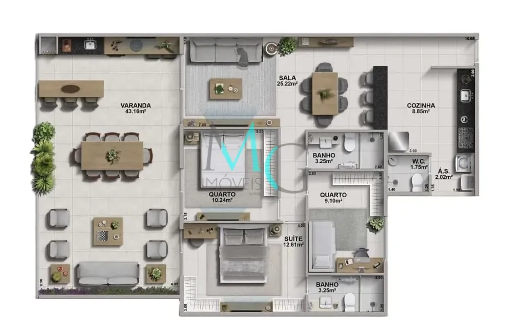 Apartamento, 3 quartos, 113 m² - Foto 12