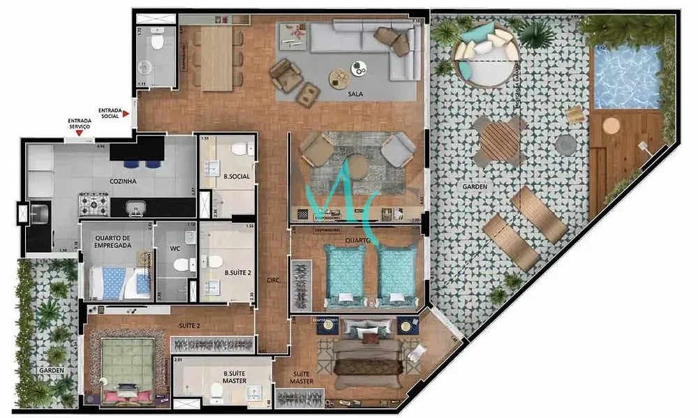 Apartamento, 4 quartos, 135 m² - Foto 12