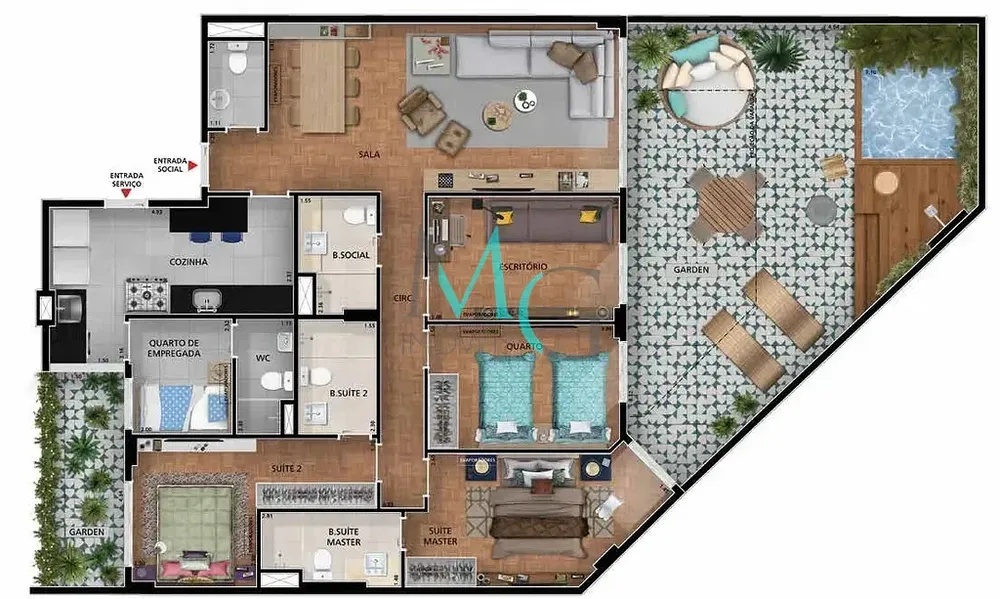 Apartamento, 4 quartos, 135 m² - Foto 11