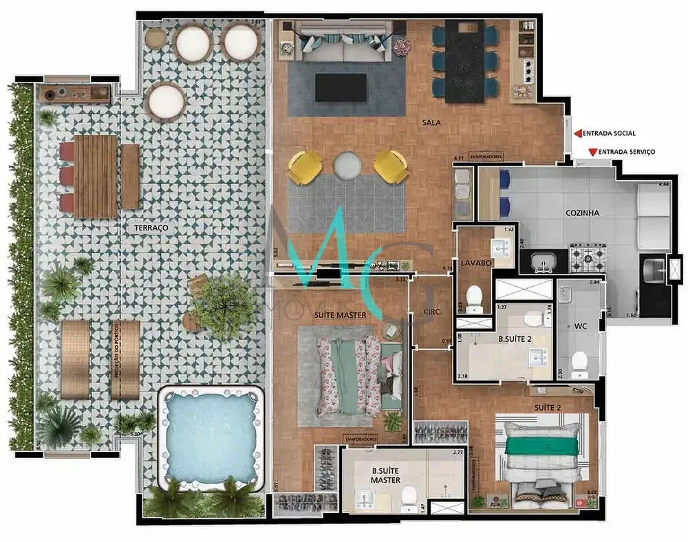 Apartamento, 4 quartos, 135 m² - Foto 16