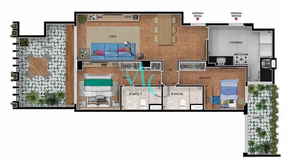 Apartamento, 4 quartos, 135 m² - Foto 6