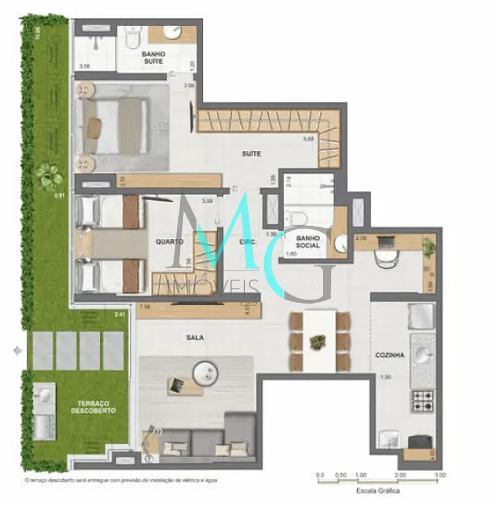 Apartamento, 3 quartos, 99 m² - Foto 39