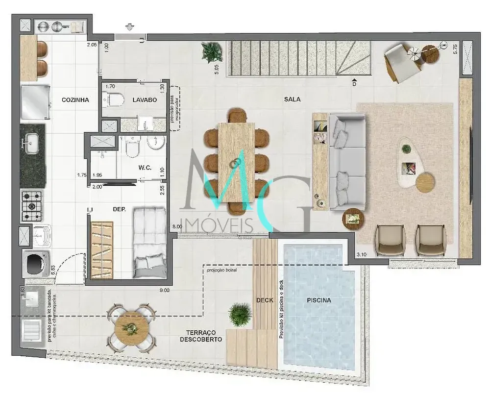 Cobertura, 3 quartos, 149 m² - Foto 84