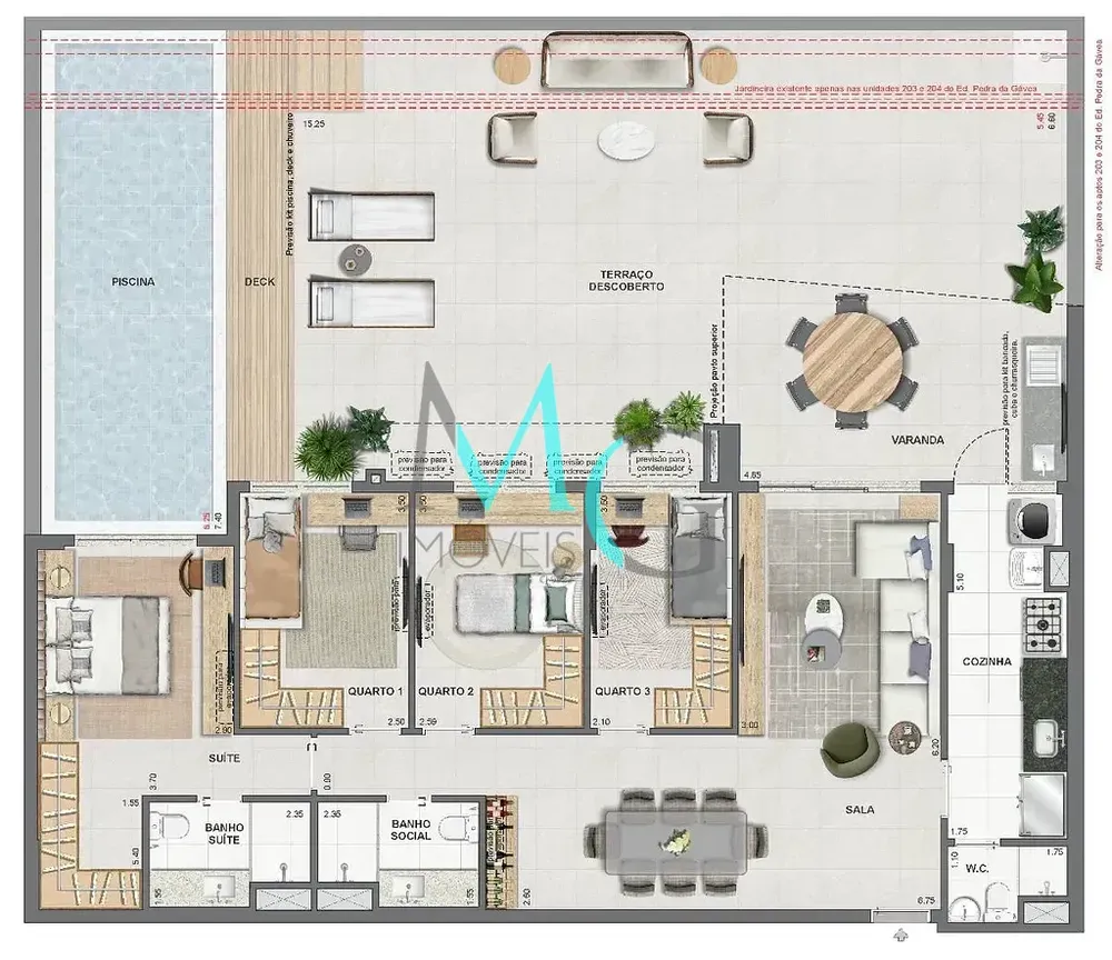 Cobertura, 3 quartos, 149 m² - Foto 65