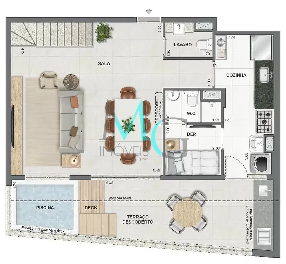 Cobertura, 3 quartos, 149 m² - Foto 73