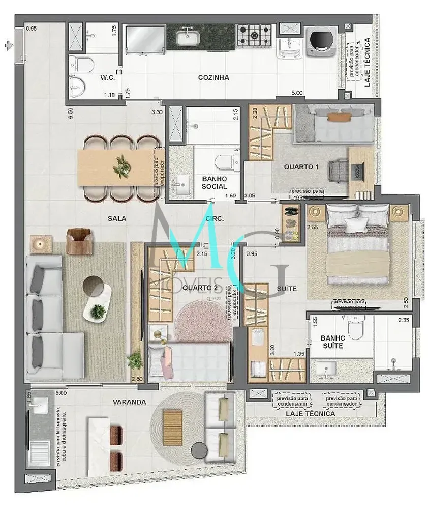 Cobertura, 3 quartos, 149 m² - Foto 48