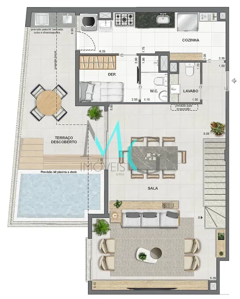 Cobertura, 3 quartos, 149 m² - Foto 81