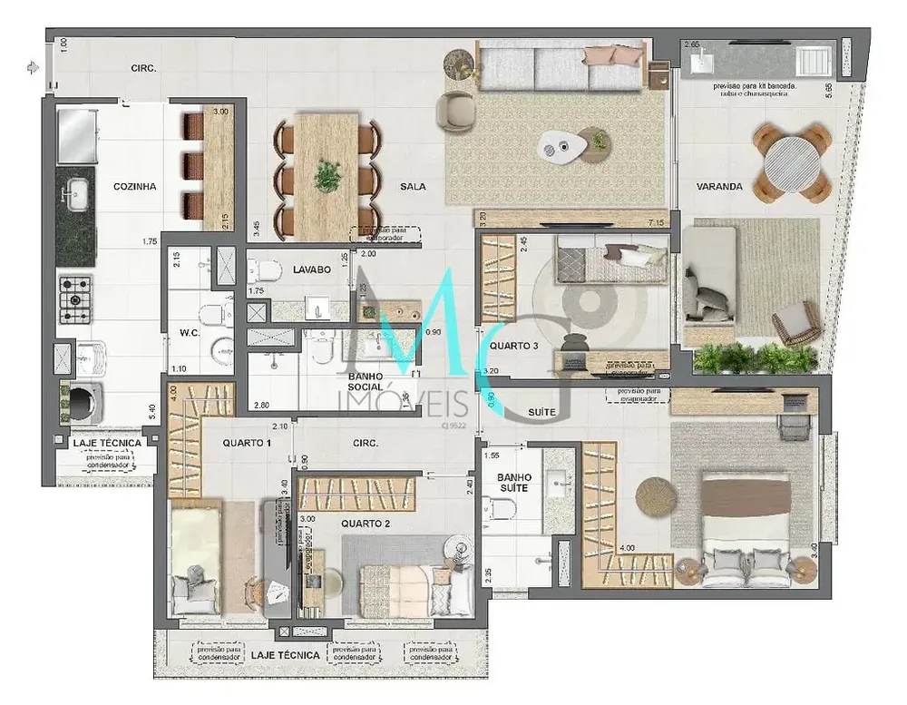 Cobertura, 3 quartos, 149 m² - Foto 64