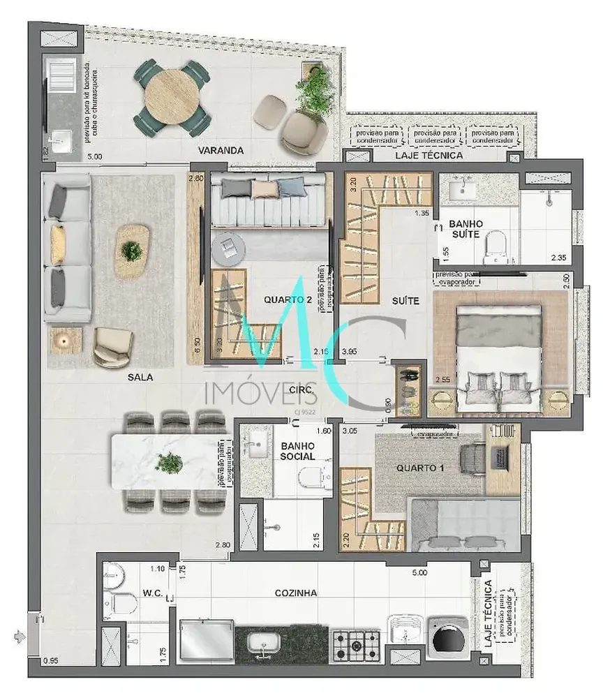 Cobertura, 3 quartos, 149 m² - Foto 49