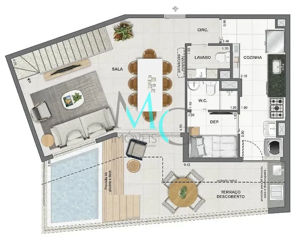 Cobertura, 3 quartos, 149 m² - Foto 79