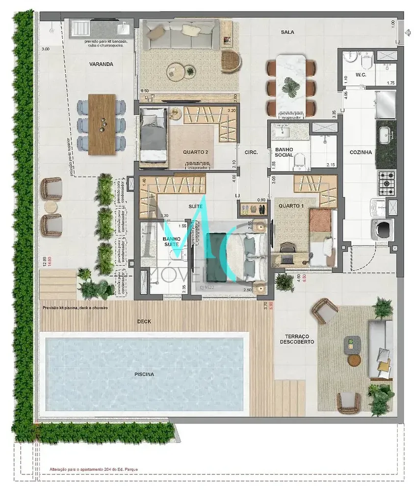 Cobertura, 3 quartos, 149 m² - Foto 60