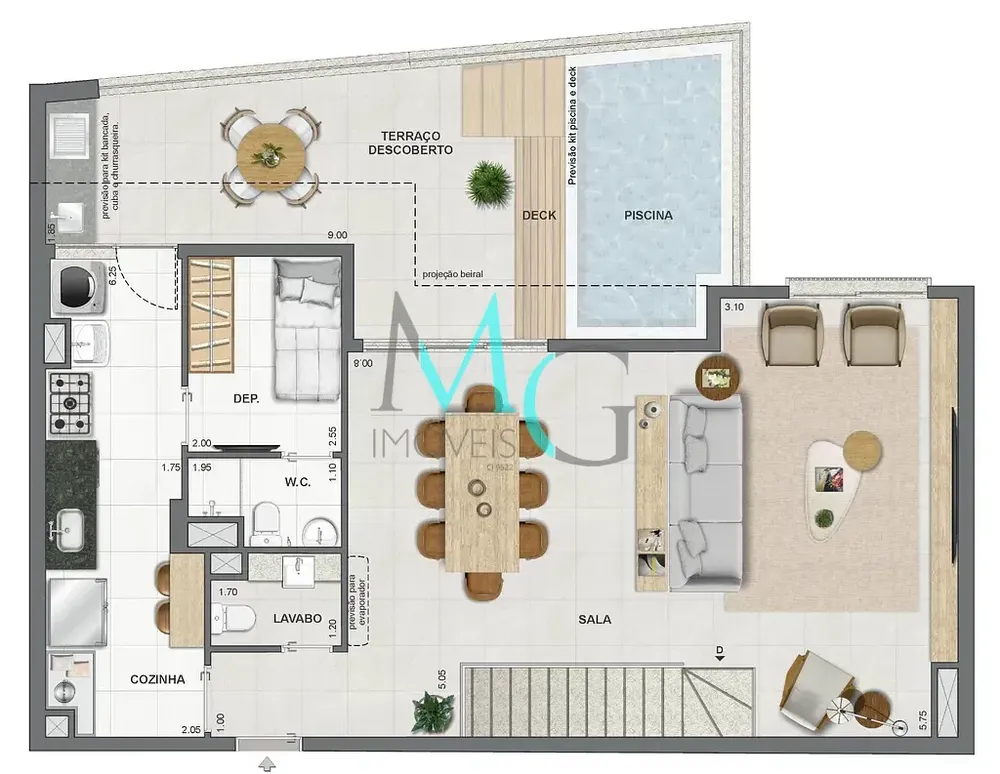 Cobertura, 3 quartos, 149 m² - Foto 88