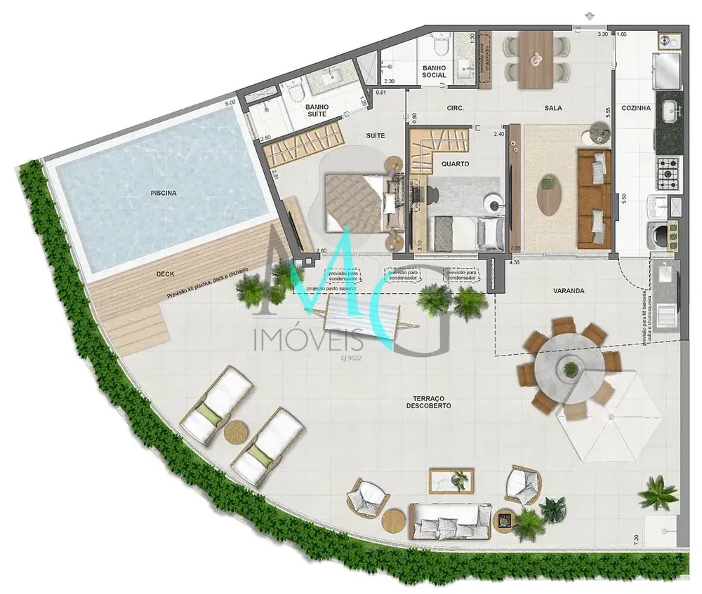 Cobertura, 3 quartos, 149 m² - Foto 54