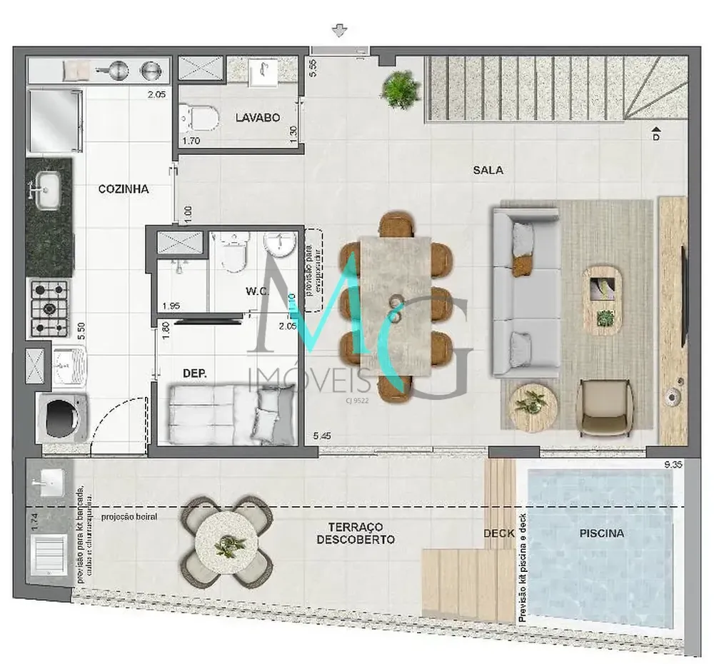 Cobertura, 3 quartos, 149 m² - Foto 71