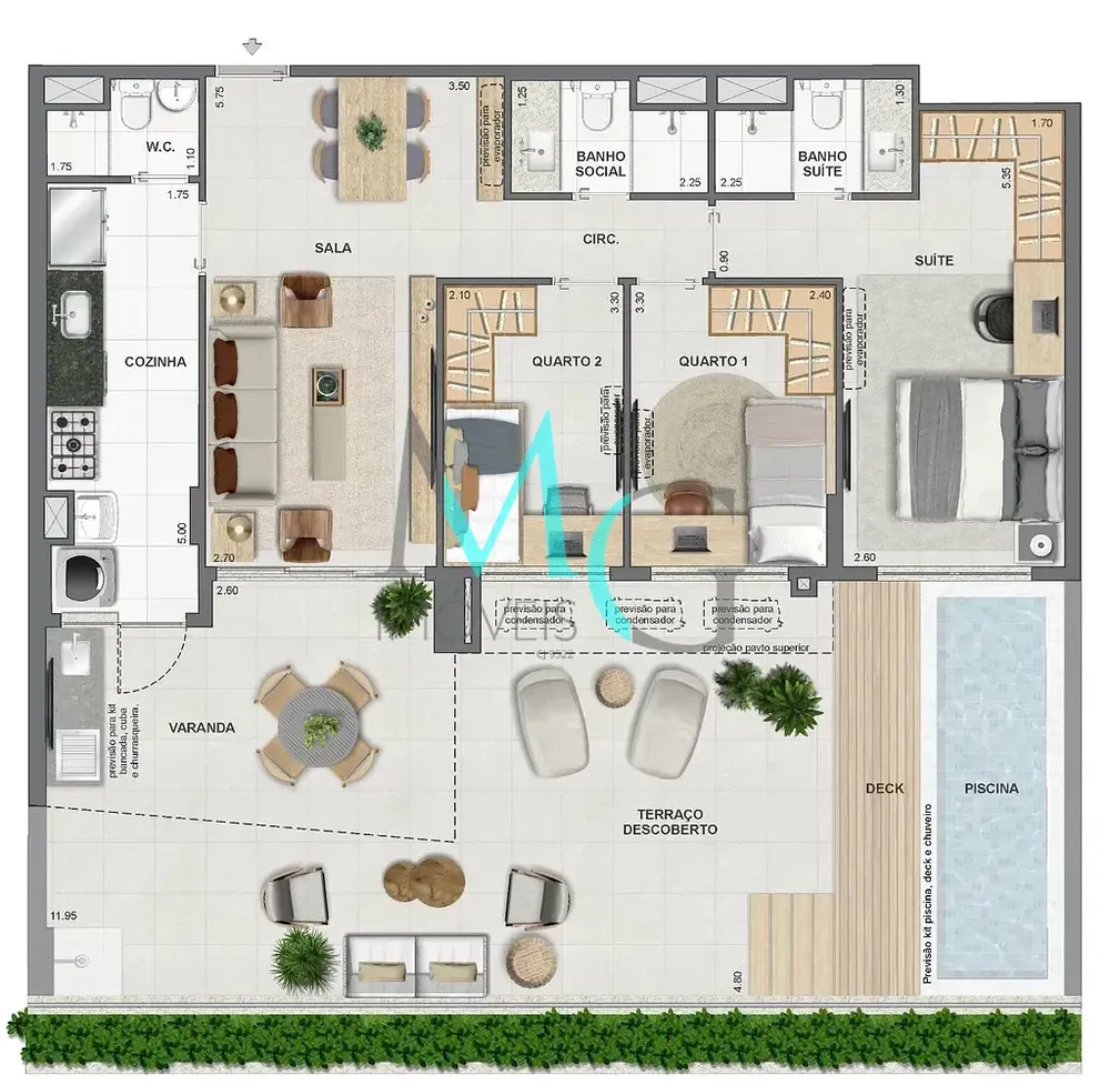 Cobertura, 3 quartos, 149 m² - Foto 56