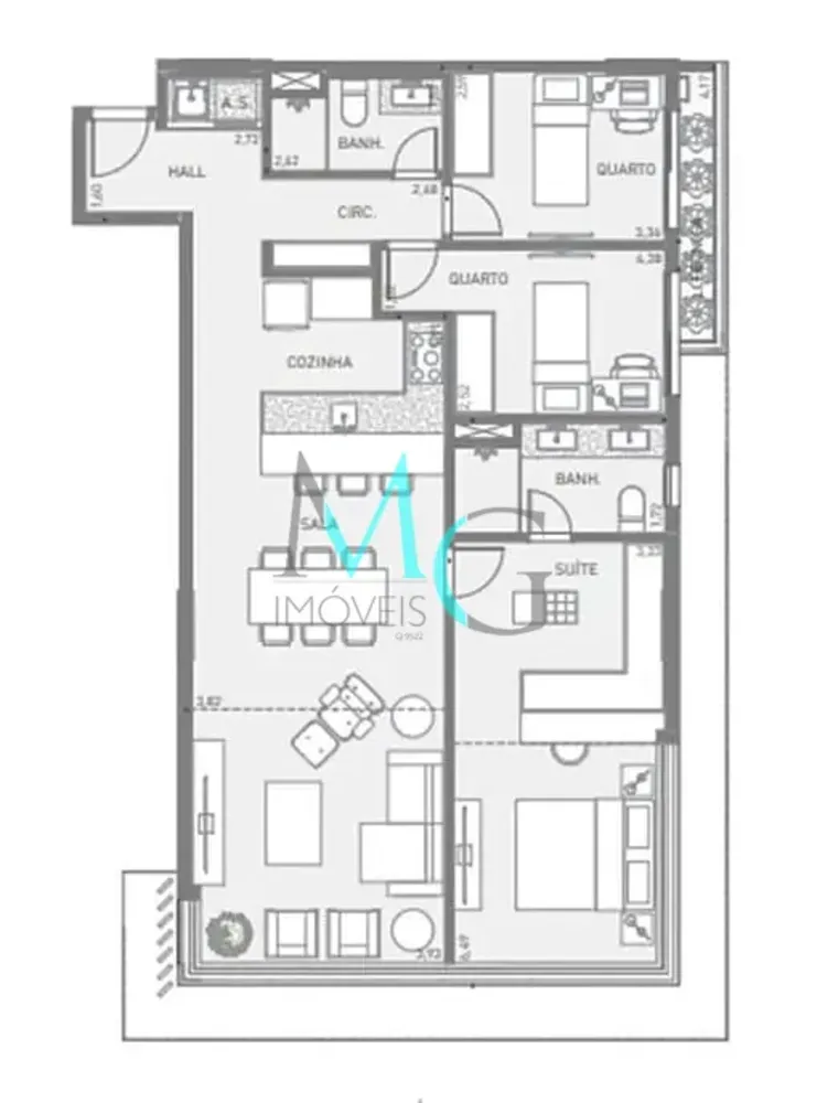 Cobertura, 3 quartos, 265 m² - Foto 44