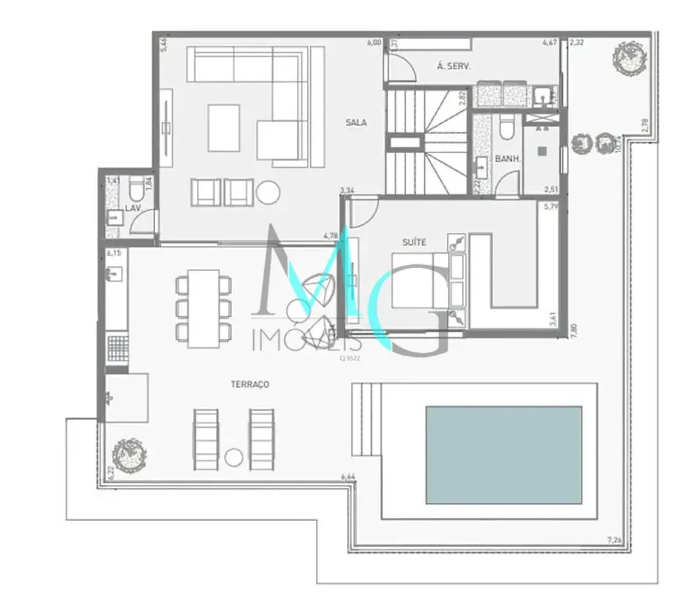 Cobertura, 3 quartos, 265 m² - Foto 48