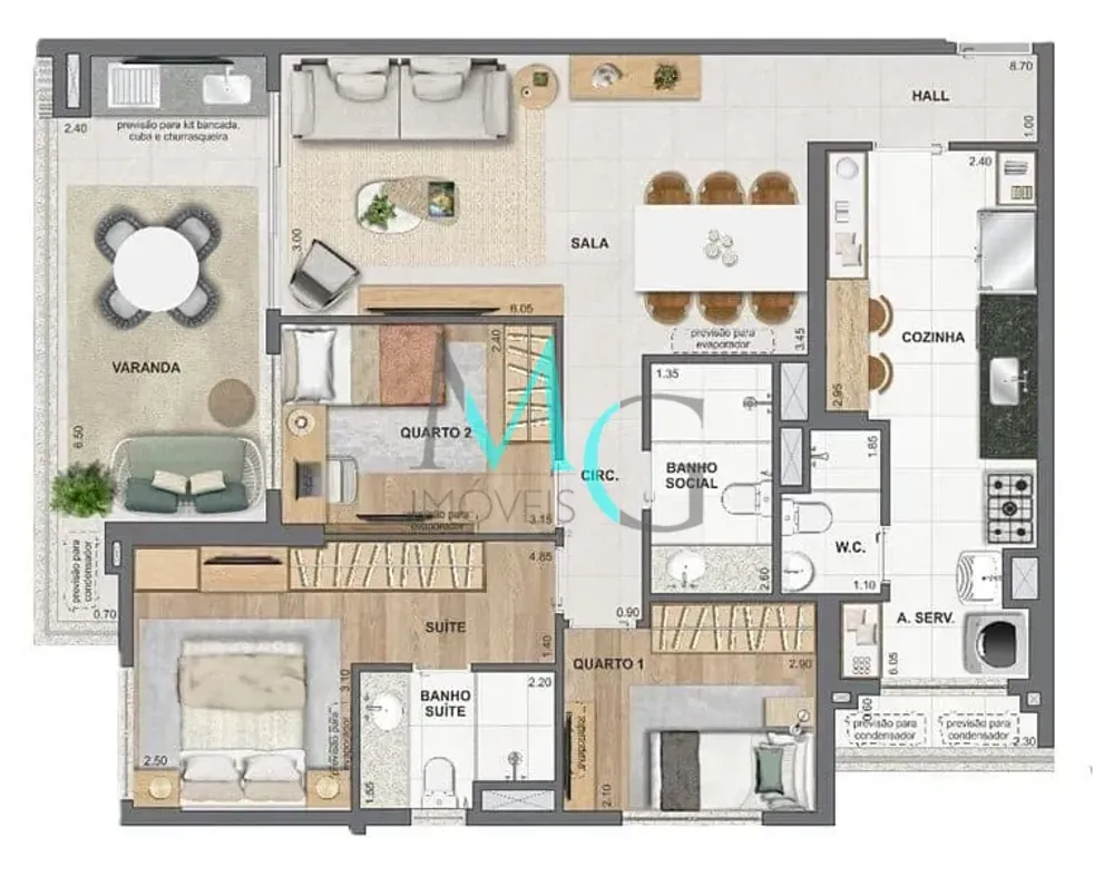Apartamento, 4 quartos, 244 m² - Foto 5
