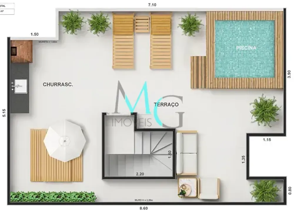 Apartamento, 2 quartos, 50 m² - Foto 27