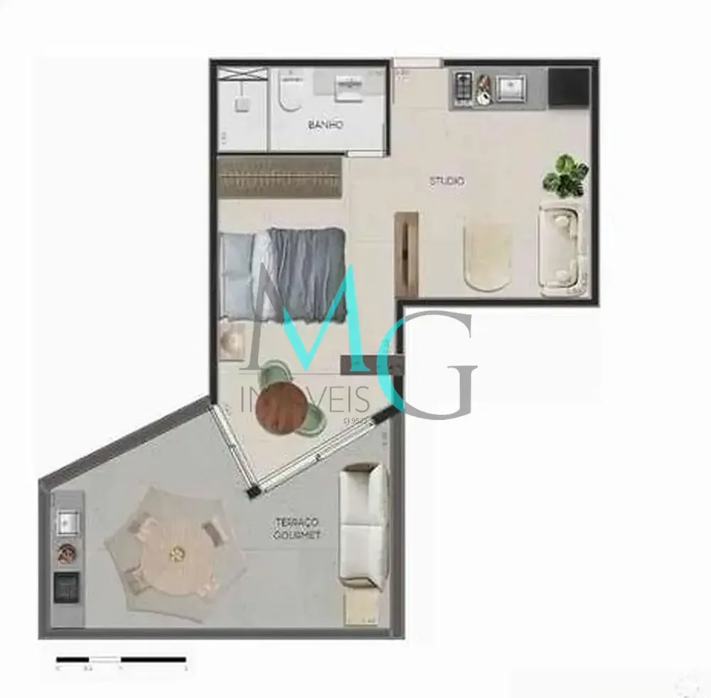 Apartamento, 1 quarto, 43 m² - Foto 24