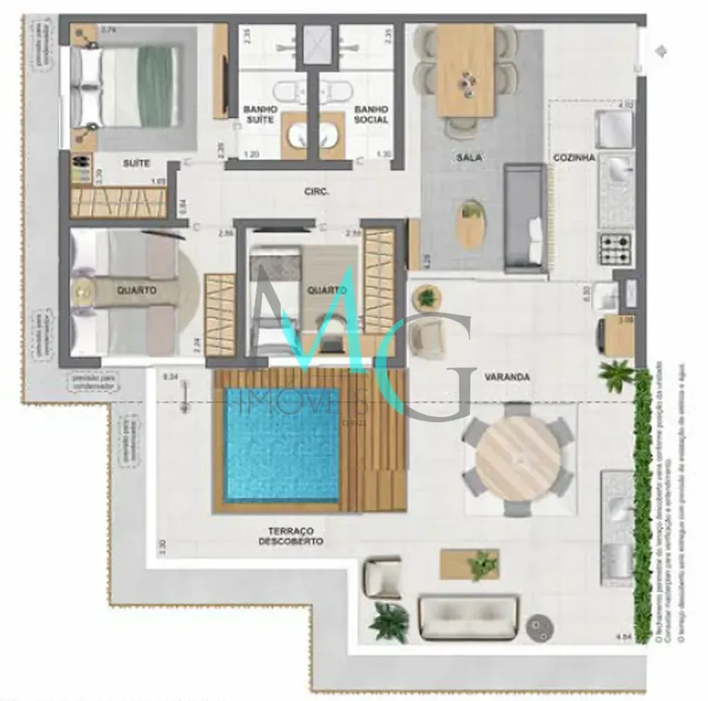 Apartamento, 2 quartos, 52 m² - Foto 47