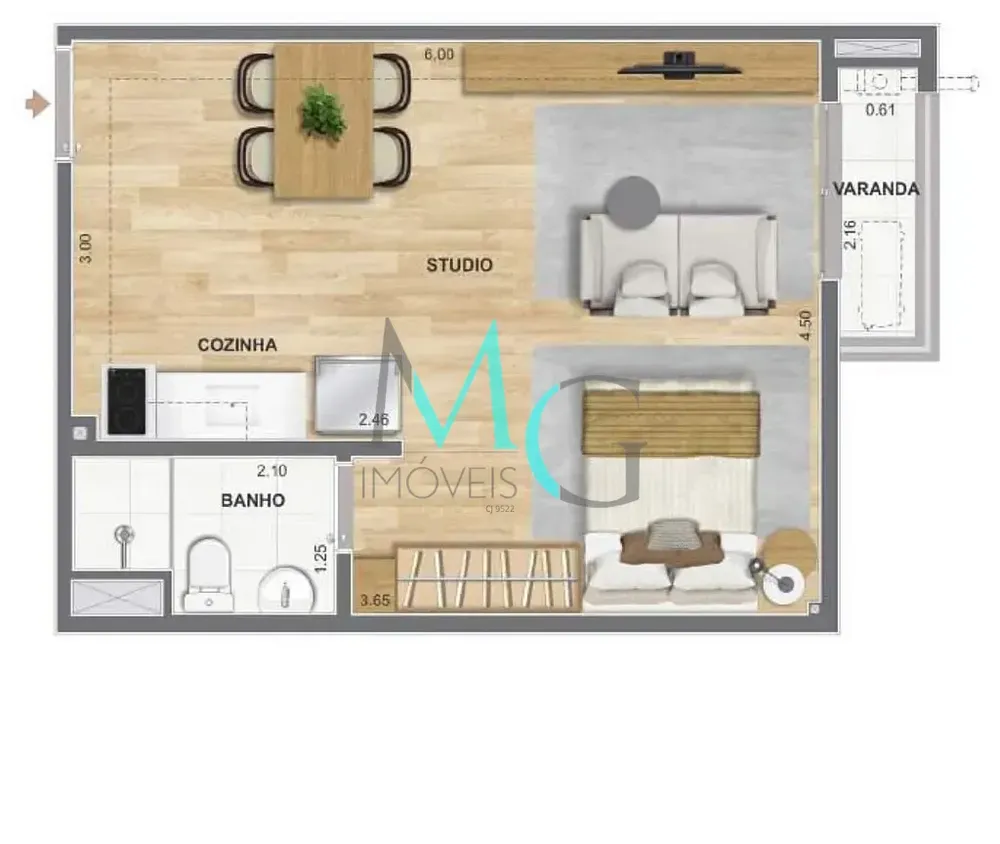 Apartamento, 2 quartos, 49 m² - Foto 22