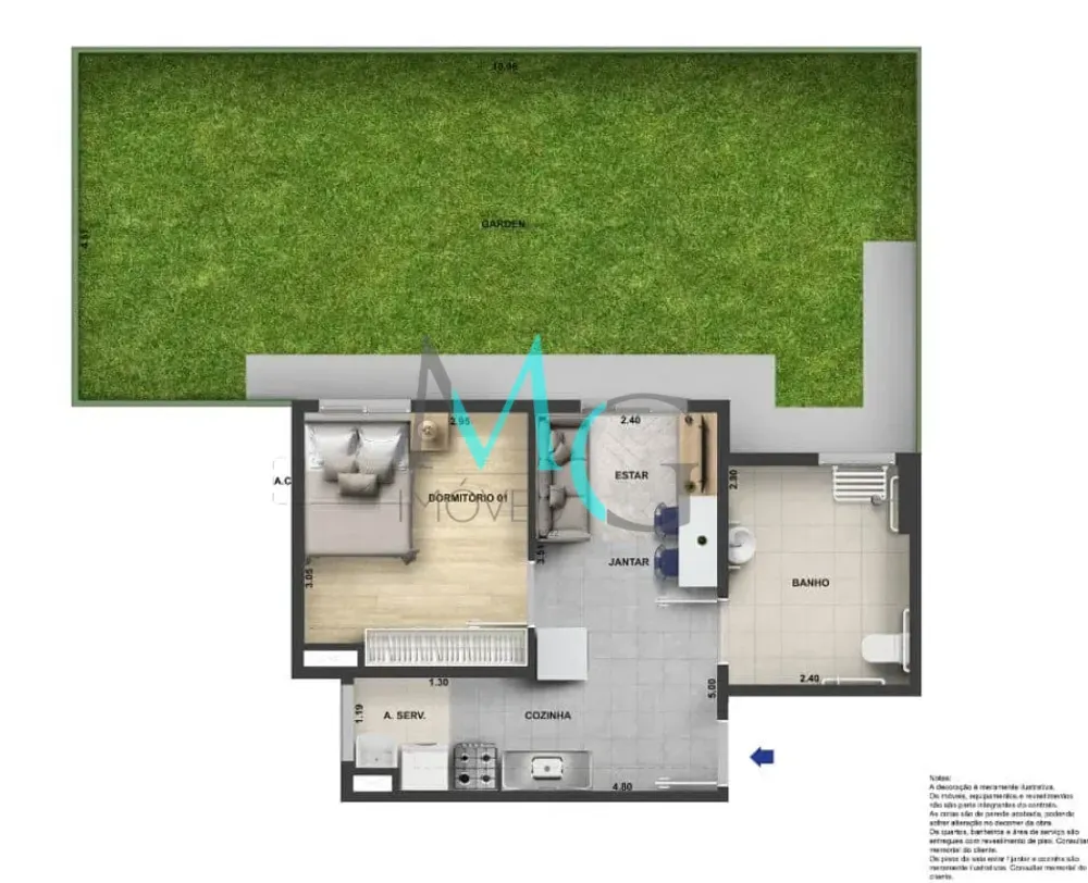 Apartamento, 1 quarto, 84 m² - Foto 16