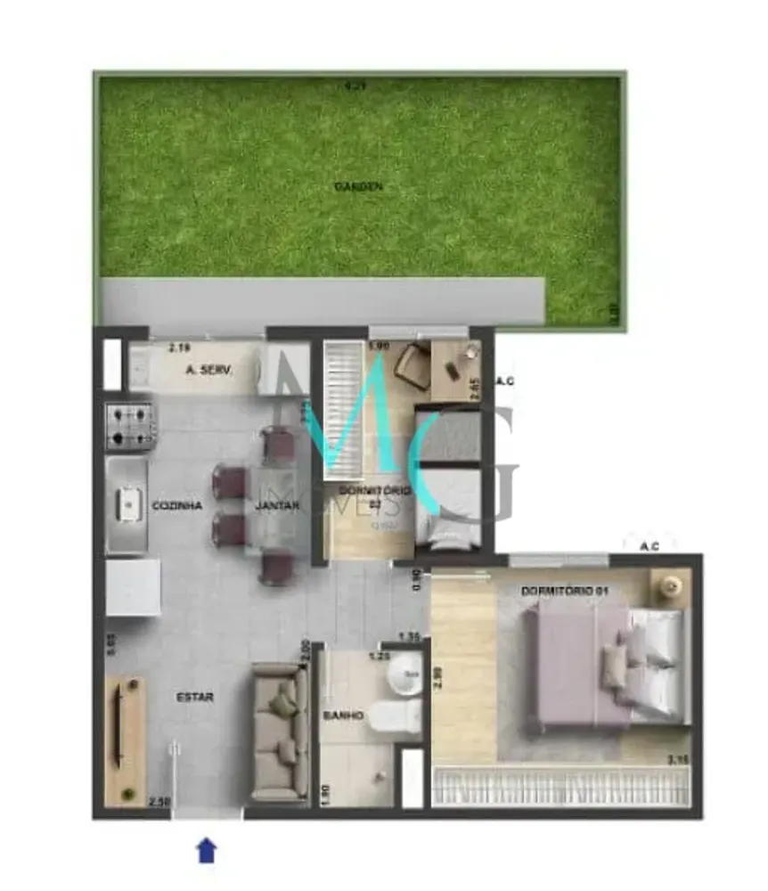 Apartamento, 1 quarto, 84 m² - Foto 15