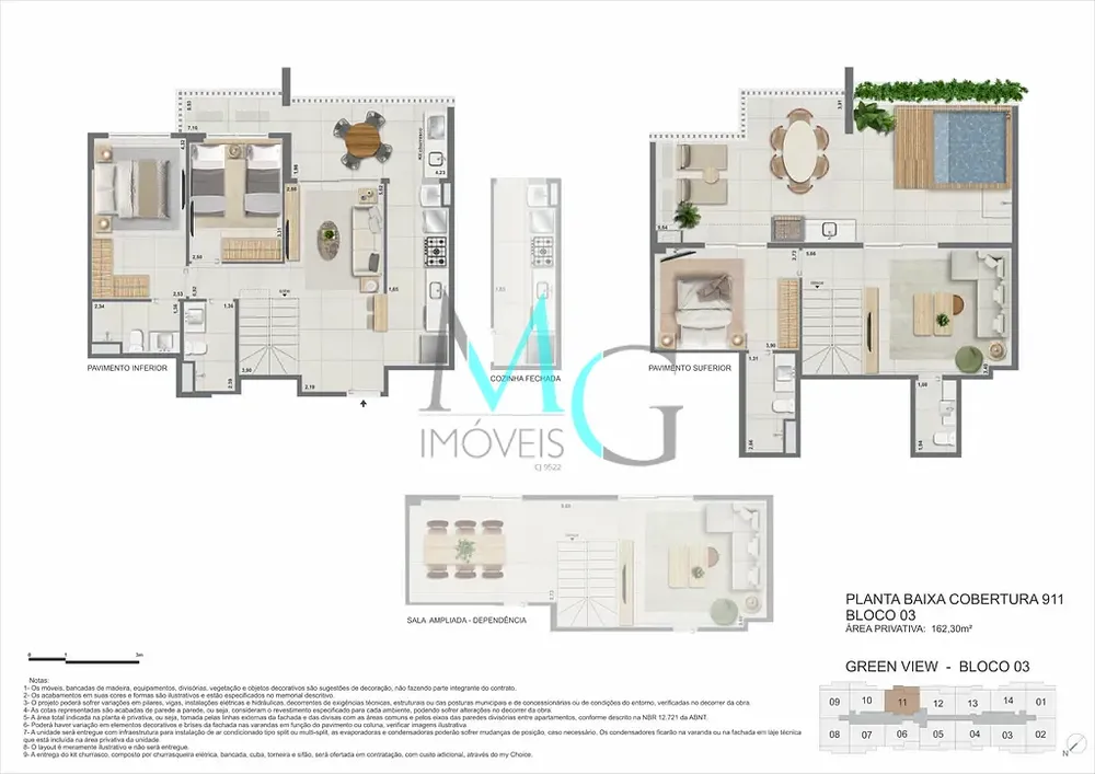 Cobertura, 3 quartos, 160 m² - Foto 95