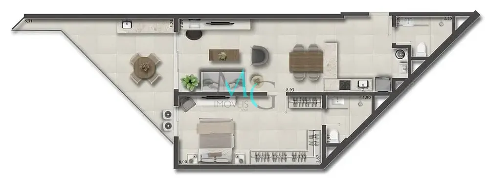 Apartamento, 1 quarto, 66 m² - Foto 56