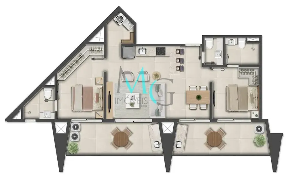 Apartamento, 1 quarto, 66 m² - Foto 105
