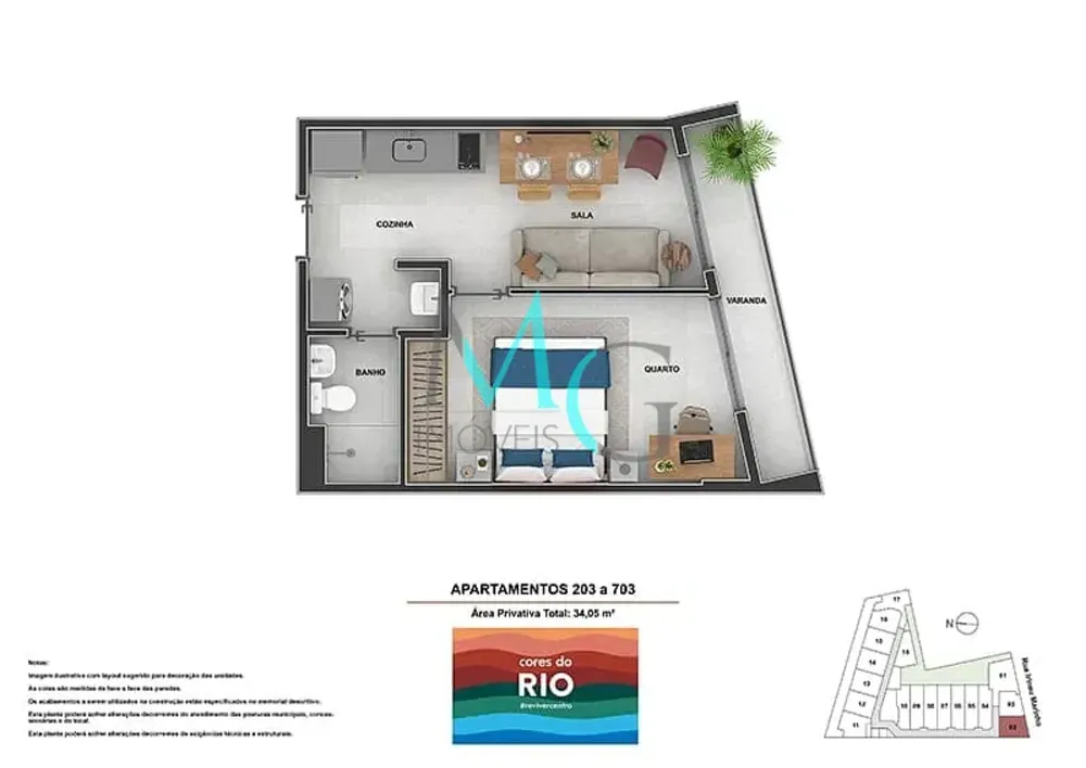 Apartamento, 1 quarto, 34 m² - Foto 24